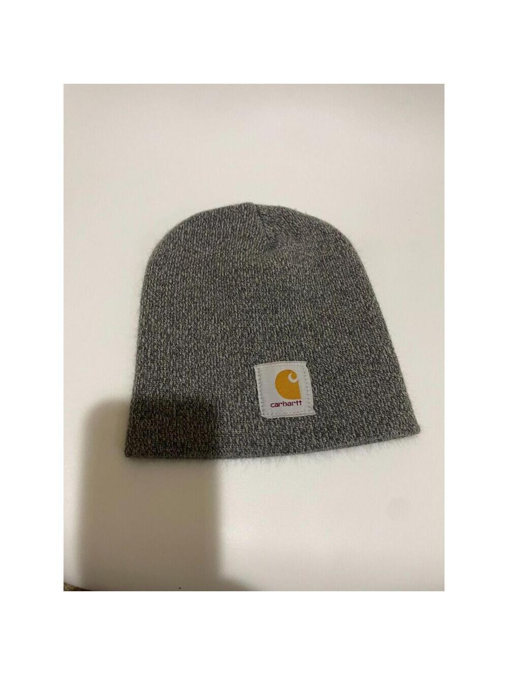 Unisex GREY carhartt beanie hat knit